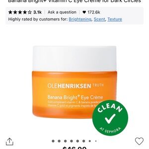 Ole Henriksen Banana Bright+ Eye Crème For Dark Circles